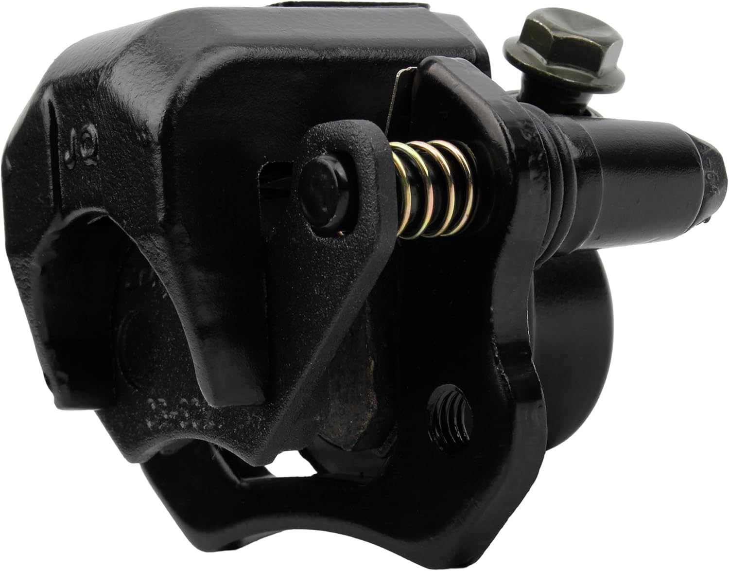 Front Hydraulic Disc Brake Caliper with Spare Brake Pads Compatible with 110cc 150cc 200cc 250cc Taotao ATV Quad Bike Buggy Kazuma Sunl 4 Wheeler XRX 150