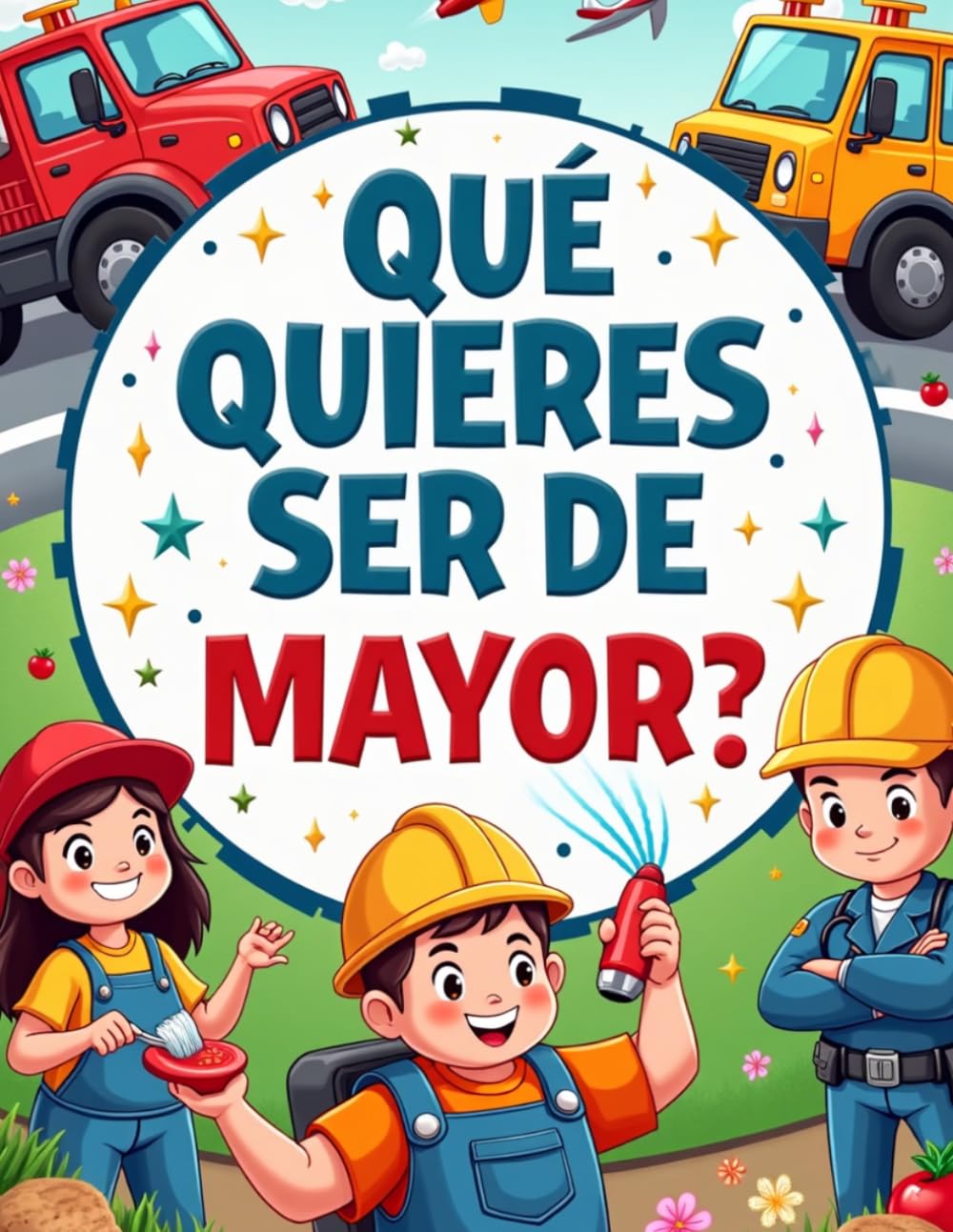 ¿Qué quieres ser de mayor?: Libro para colorear