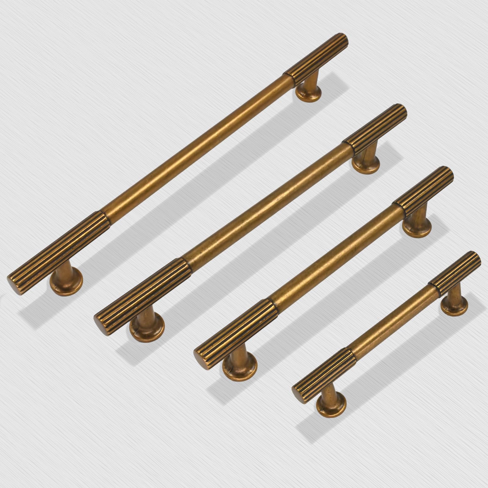Antique Brass Cabinet Pulls - 10 Pack -6 Antique Brass Cabinet Pulls - 10 Pack -6