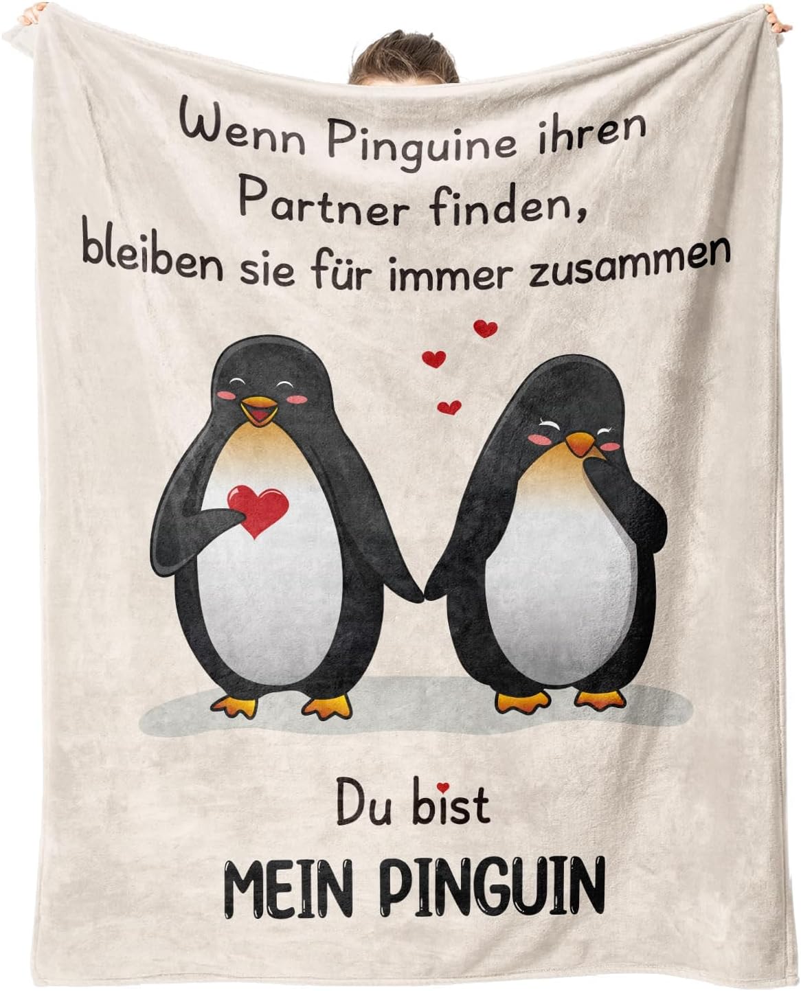Flanell-Decke Zum 20. Hochzeitstag – Personalisiertes Geschenk Für Paare, 152 X 127 Cm