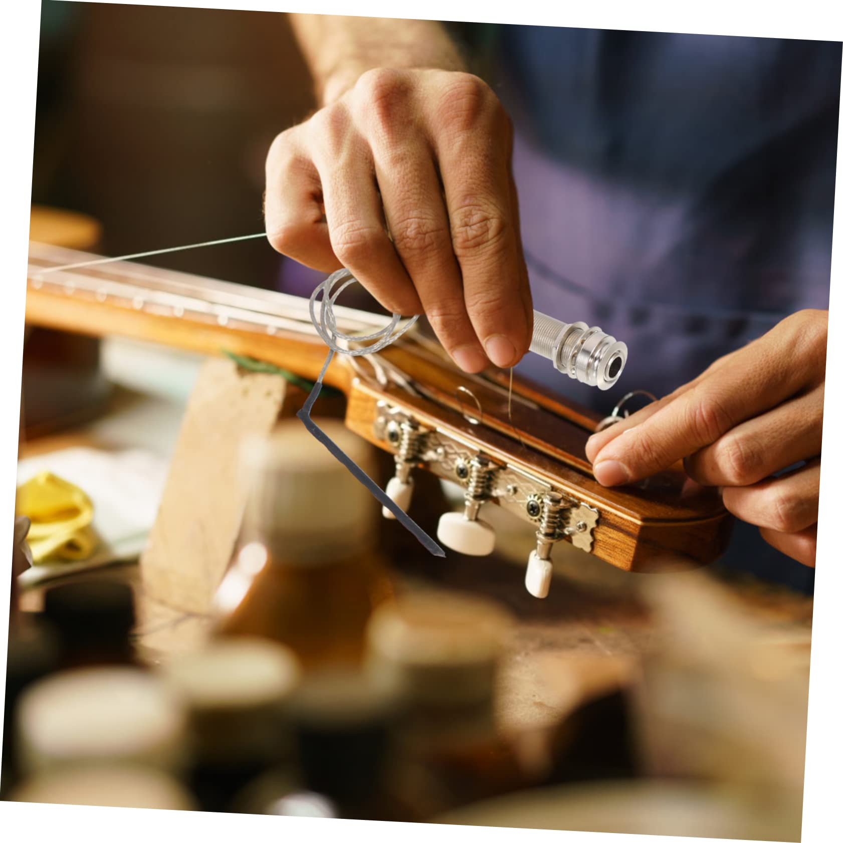 TOYANDONA 5pezzi Pickup Acustico Piezoelettrico Per Chitarra Strumento Musicale Multifunzionale Senza Batteria Design Facile Da Usare Accessorio Per Chitarra Folk e Ukulele Cattura Suono e