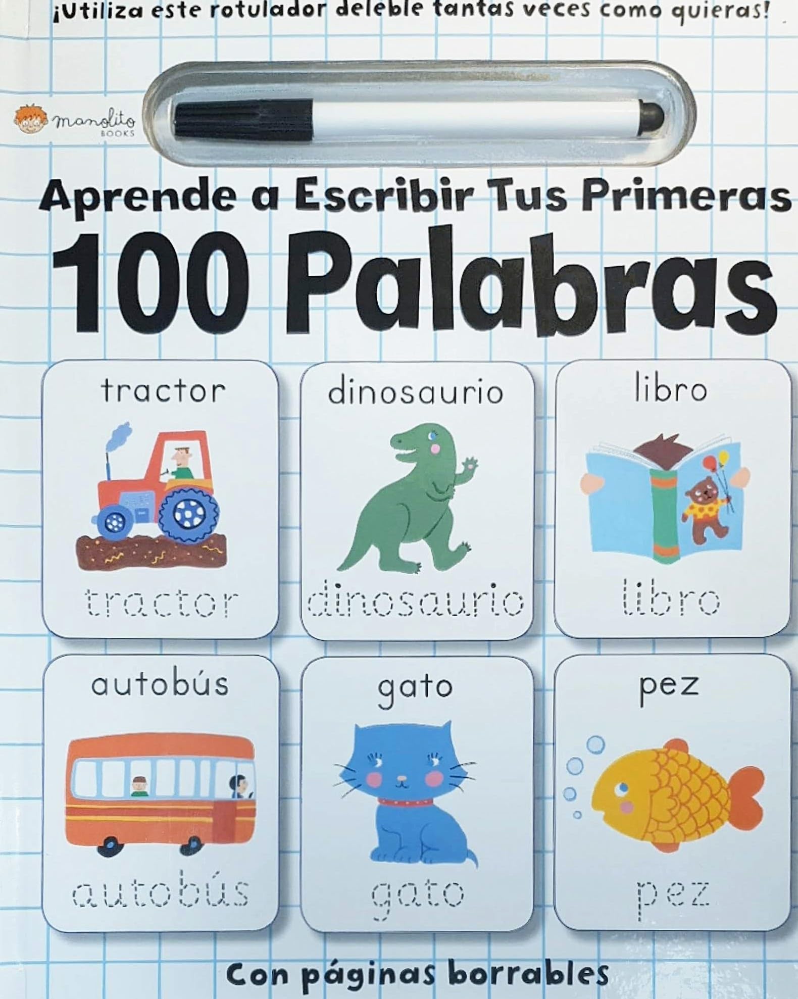 Aprende a escribir tus primeras 100 palabras (Borrar y escribir)