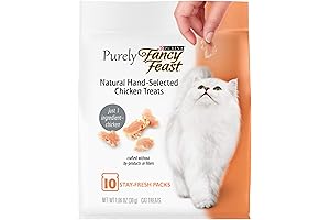 Purely Fancy Feast Natural Hand Flaked Tuna Cat Treats