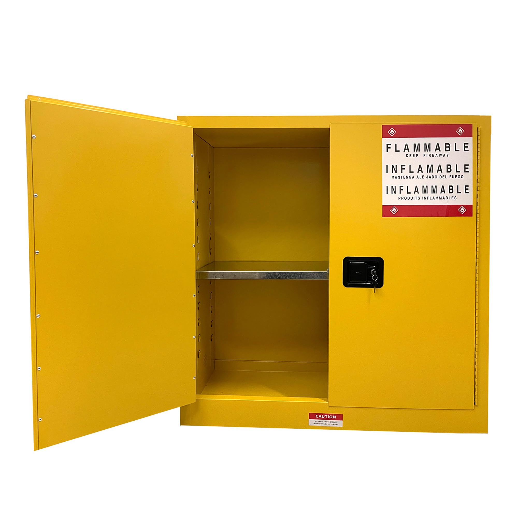 Flammable Liquid Hazardous Storage Cabinet 43"x18"x43" Fire Proof Safe