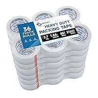 Vista 5 de KKBESTPACK Cinta de embalaje resistente, 12 rollos, 1.88 pulgadas x 60 yardas, cinta transparente de envío y embalaje para cajas de mudanza