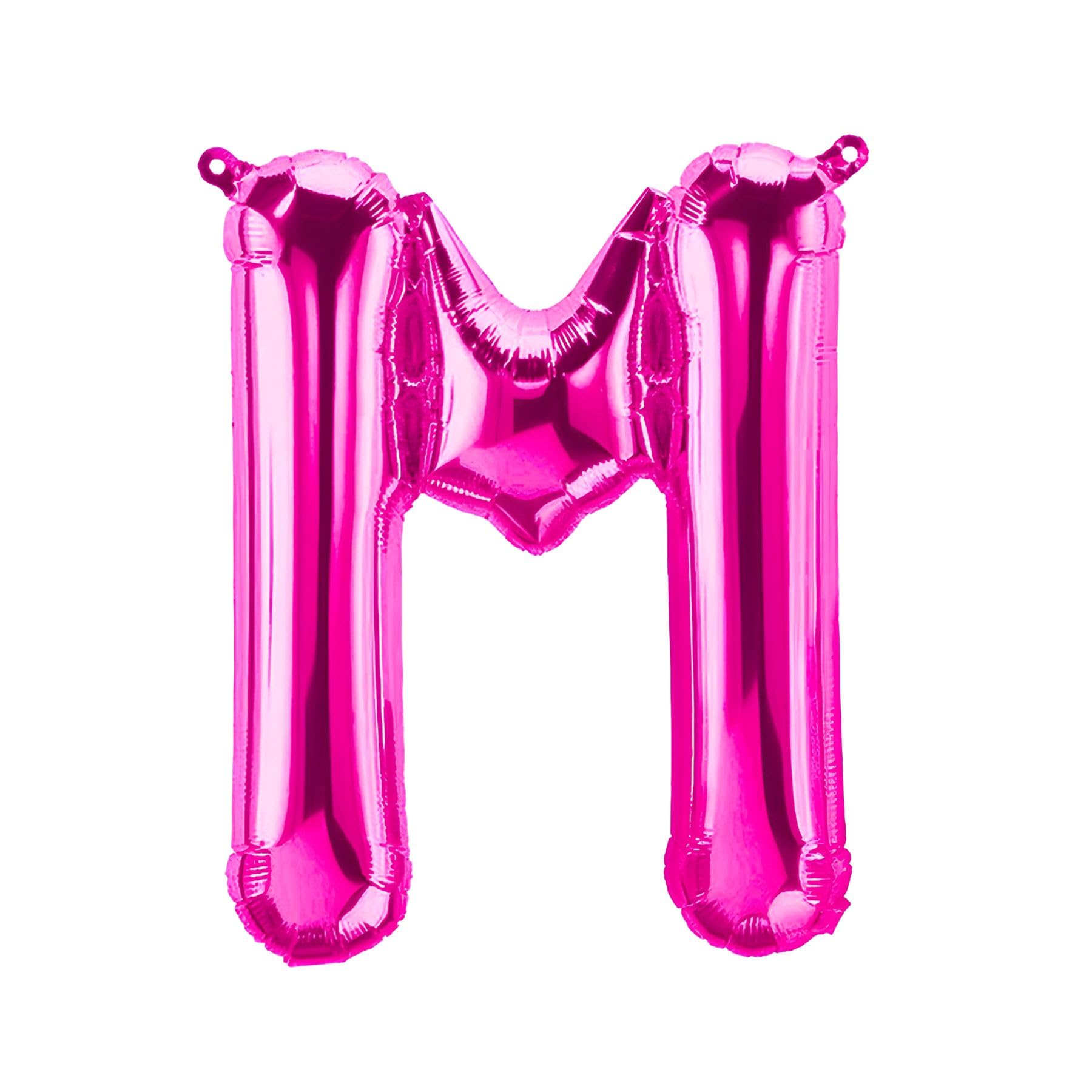 Foil Balloons Letters Pink - 40/80/100 cm for Birthday Wedding Party Decoration Happy Birthday JGA Gift Balloon Graduation Giant Balloon ABI Large XXL Small Mini Pink Girl (40 cm - M)