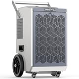 160 Pints Commercial Dehumidifier with Pump and Drain Hose for Basements&comma; Heavy Duty Commercial Grade Dehumidifiers for Large Spaces&comma; Warehouse&comma; Industry Water Damage Unit&comma; Auto Defrost