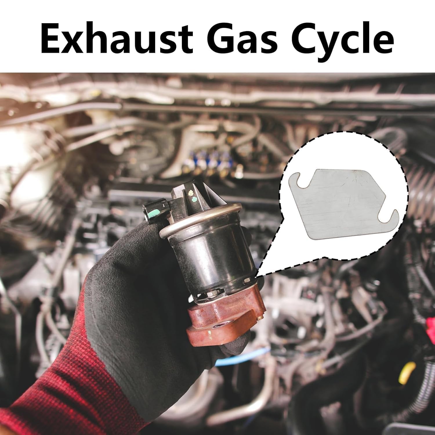 Piastra Di Chiusura EGR In Acciaio Inox Per Fiesta 1.4 1.6 | Senza Foro | Facile Installazione | KIMISS - Foto 9