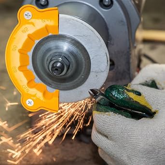 2025 Drill Sharpener for All Bits 2 Pieces Drill Grinding Device Drill Grinder Drill Grinding Attachment Portable Drill Grinding Aid Drill Grinding Machine Set with Protective Gloves