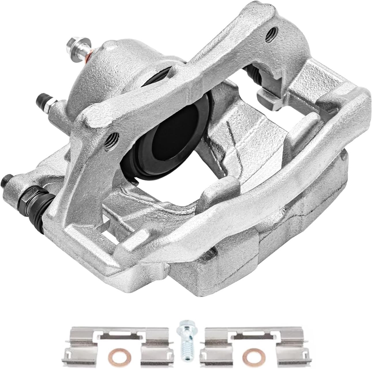 Detroit Axle - 2pc Front Brake Calipers for 2011-2015 Chevrolet Cruze 2012-2017 Sonic Disc Brake Calipers with Brackets 2012 2013 2014 Replacement Brake Calipers Assembly