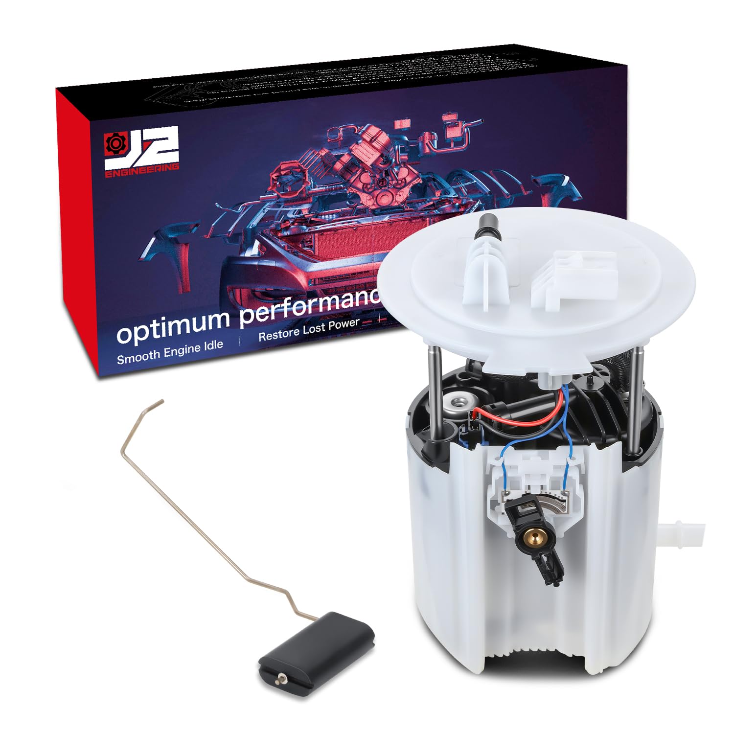 J2 Engineering Electric Fuel Pump Module Assembly Compatible with 11-15 Durango Grand Cherokee 3.6L, Left Side, J2-FPM-0197