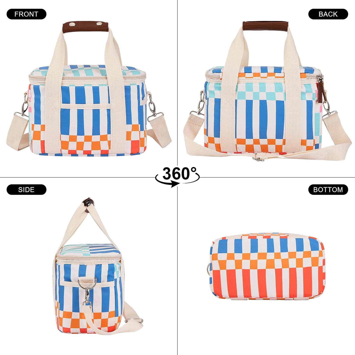 Nanxson 9L/15L/29L Extra Large Insulated Lunch Bag Reusable Lunch Box image 3