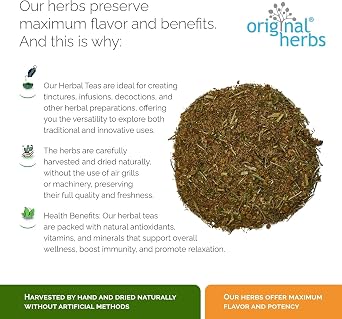 TANSY HERB TEA, (TANACETUM VULGARE L.) - 100% Pure & Natural, Wild-Crafted, Loose Leaf Herbal Tea - 50g - Original Herbs Herbal Tea