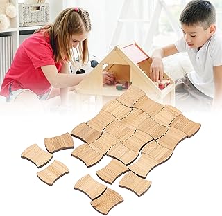24 Pçs 1:12 Tábuas De Chão Para Casa De Bonecas Mini Montagem Faça Você Mesmo Tábuas De Chão De Bambu Em Miniatura Modelo De Piso De Paisagem Para Decoração De Móveis De Casa De Bonecas