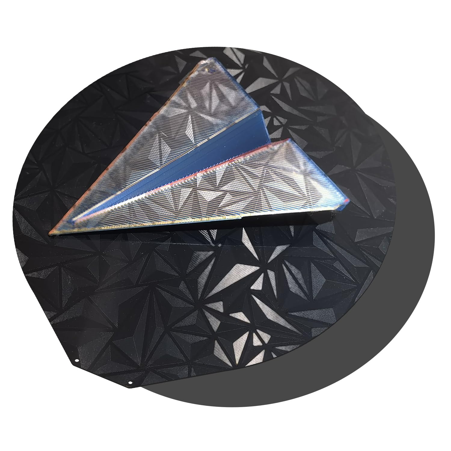 Upgraded Flsn T1 Pro PEI Build Plate Smooth/Textured Flsn Super Racer PEO+ PEI Sheet Spring Steel Round 270mm/10.6in in Dia with Magnetic Bed for Flsun SR, QQ-S Pro 3D Printers.