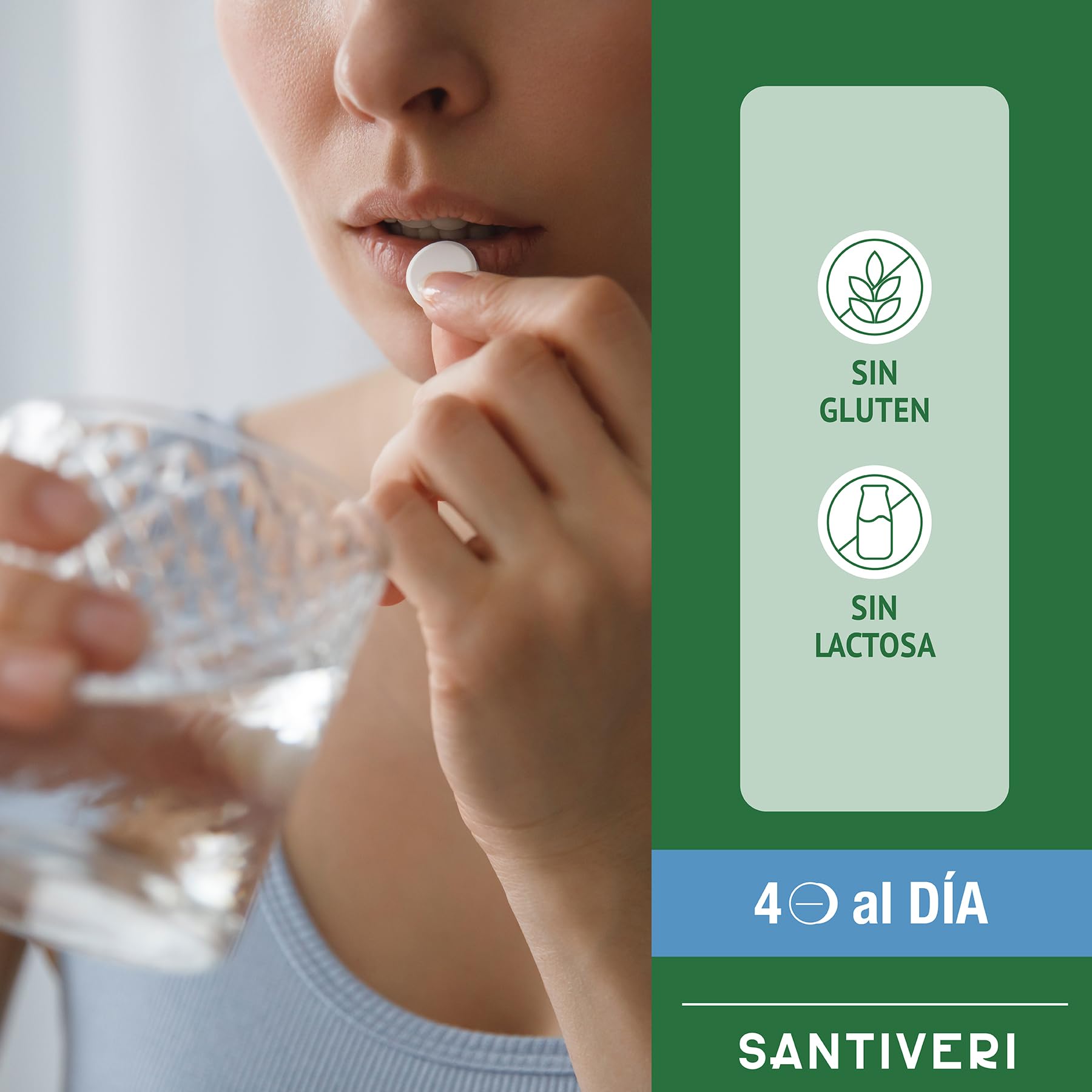 SANTIVERI - Artrosin, Complemento Alimenticio, con Glucosamina, Condroitina, Vitaminas C y D y Selenio, Contribuye a Mantener las Articulaciones y Huesos en Condiciones Normales - 120 Comprimidos