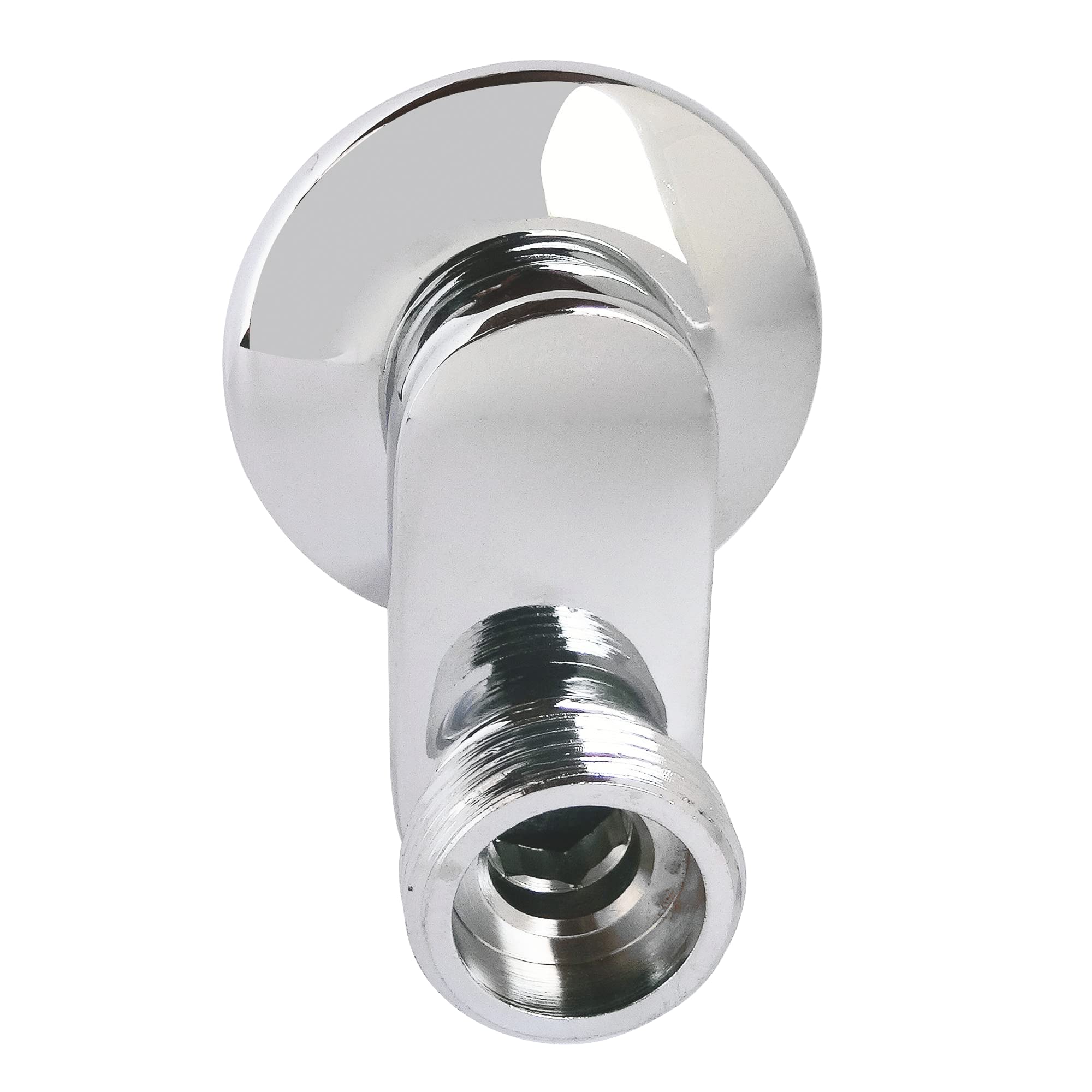 SOMATHERM FOR YOU - Przyłącze ścienne z chromem do mimośrodowego rowka 32 mm - M12 / M20-17/27 - z rozetą 22 mm