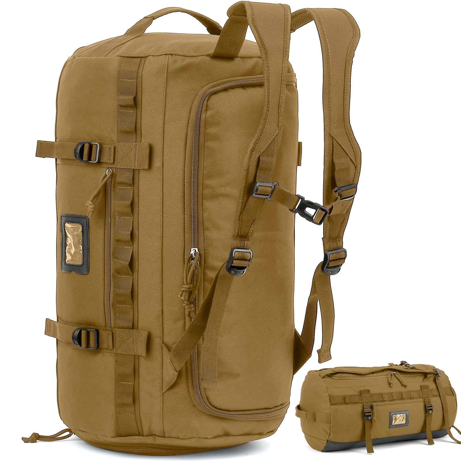 Taktische Reisetasche Rucksack Herren Groß 60L mit Schuhfach