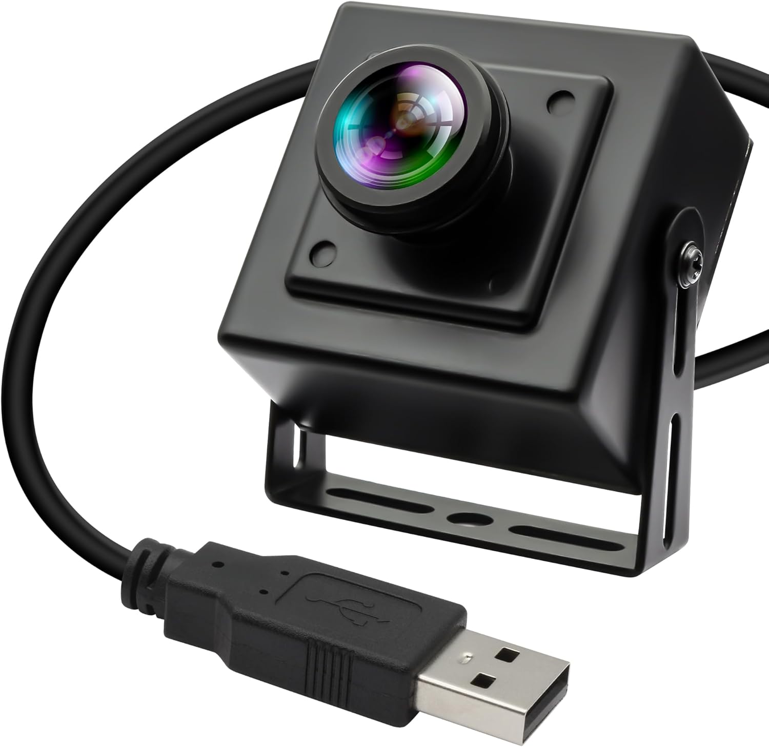 120fps USB Camera 12Megapixel High Speed Starlight Lightburn Low Illumination Slow Motion 4K Webcam with 185Degree Fisheye Wide Angle Lens Plug