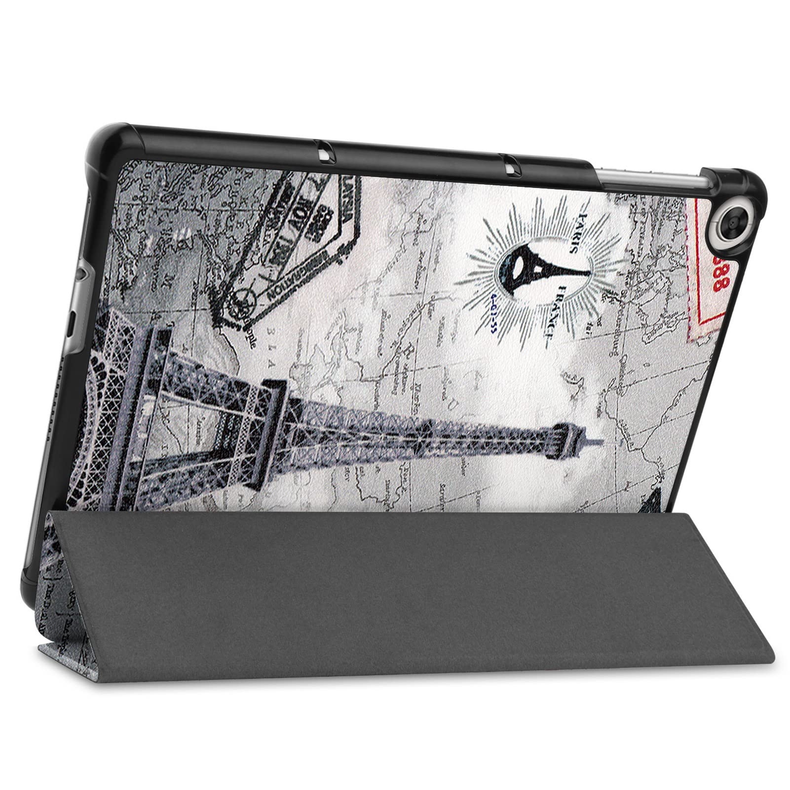 JENKEM Compatible With Honor Pad 8 2022 Case Cover 12 Inch Full Coverage Leather PU Case With Rotating Folding Stand Cover Rugged With Auto Sleep/Wake (Light Blue - View #6