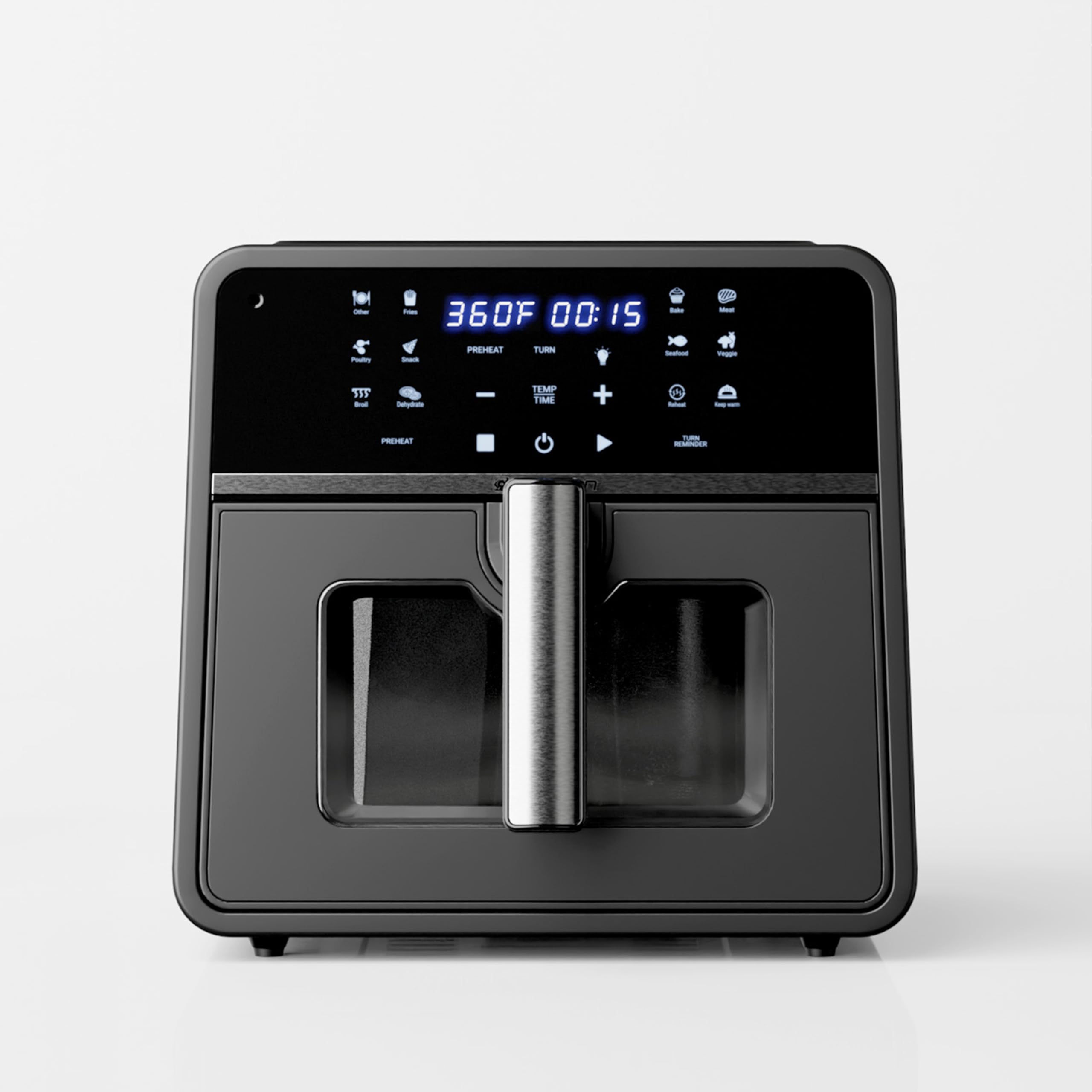 Amazon.com: Emerson SmartVoice 10QT 6-in-1 Air Fryer, 1000+ Voice Control  Commands, 100+ Recognized Food, No APP, No WIFI, No Setup, Nonstick Basket,  Air Fry, Bake, Reheat, Dehydrate, 1700W : Home & Kitchen