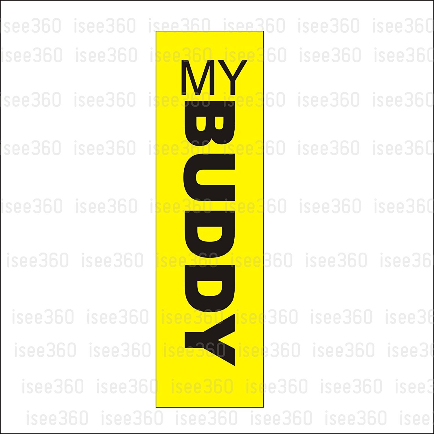 My Buddy Stem Sticker Standard Size Bike,Compatible for Royal Enfield-Water Resistance Decal