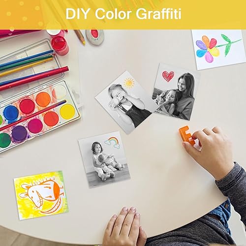 Miniatura 4 de Papel de impresión instantánea para cámara de niños, papel de impresión sin BPA, papel térmico de recarga de cámara, papel impreso 6 rollos para