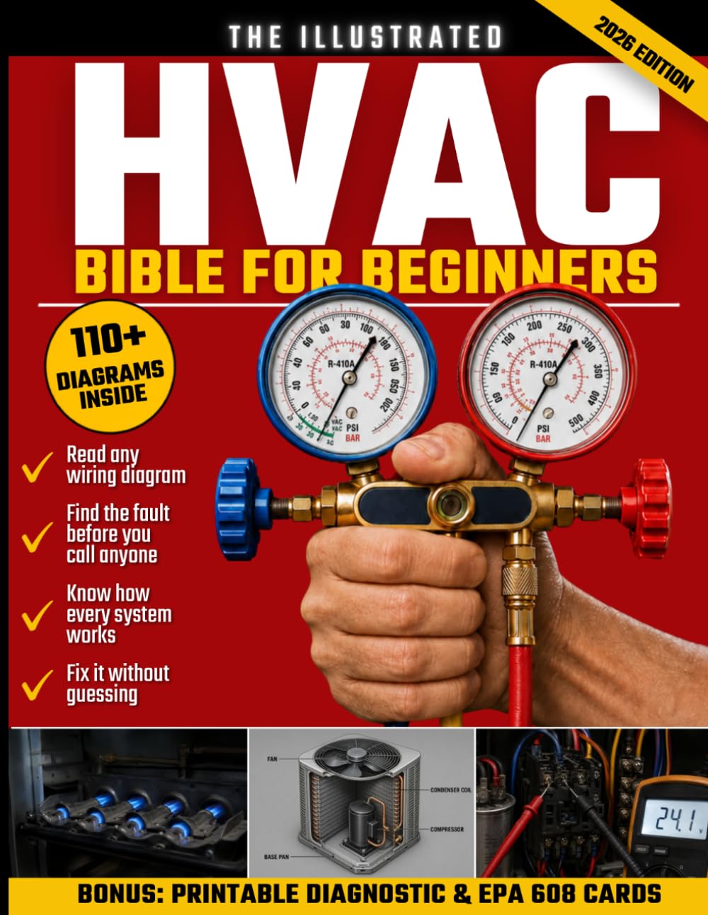 The Illustrated HVAC Bible for Beginners: Electrical Basics -1 The Illustrated HVAC Bible for Beginners: Electrical Basics -1