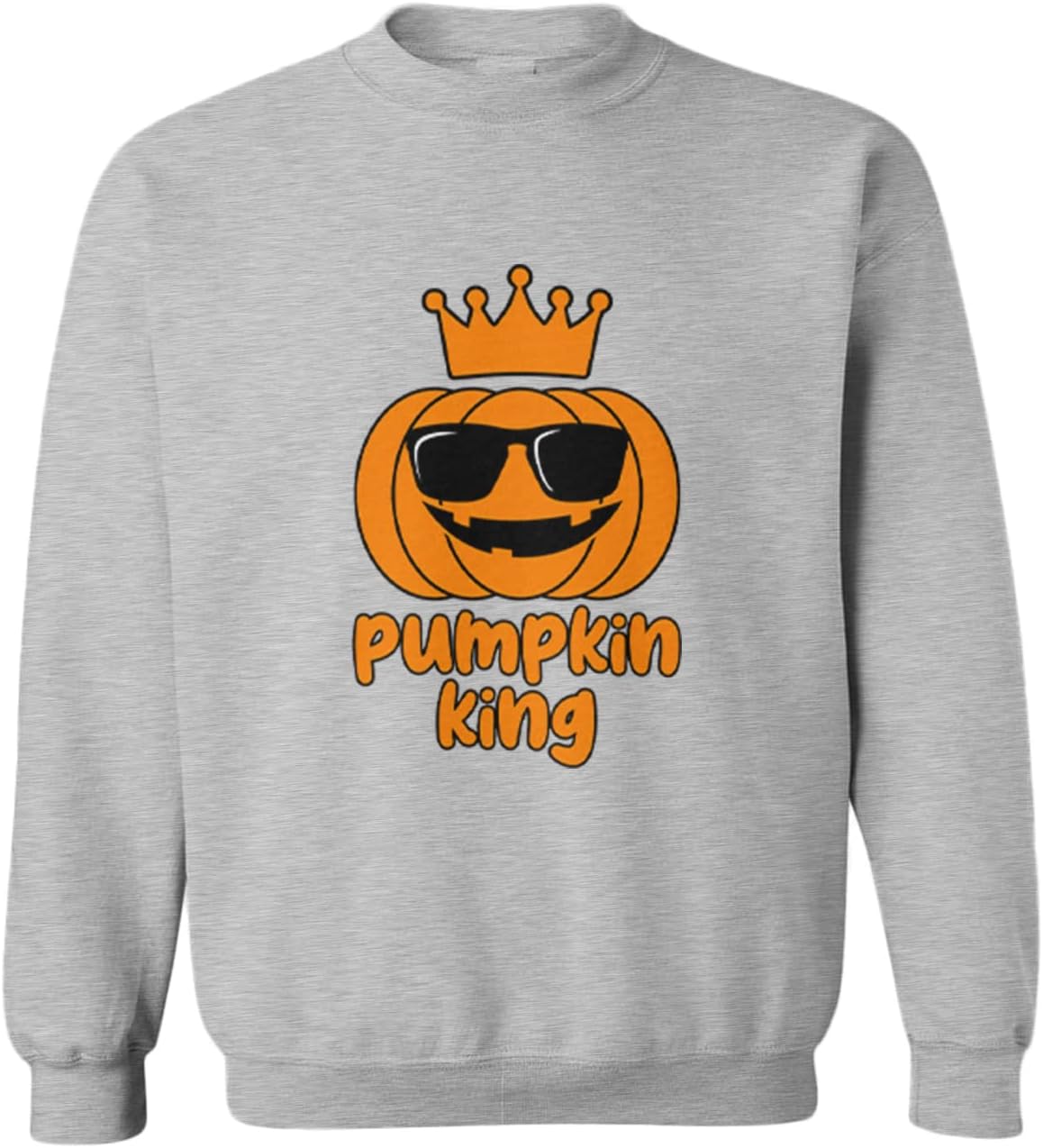Pumpkin King - Jack O Lantern Toddler Fleece Crewneck Sweater