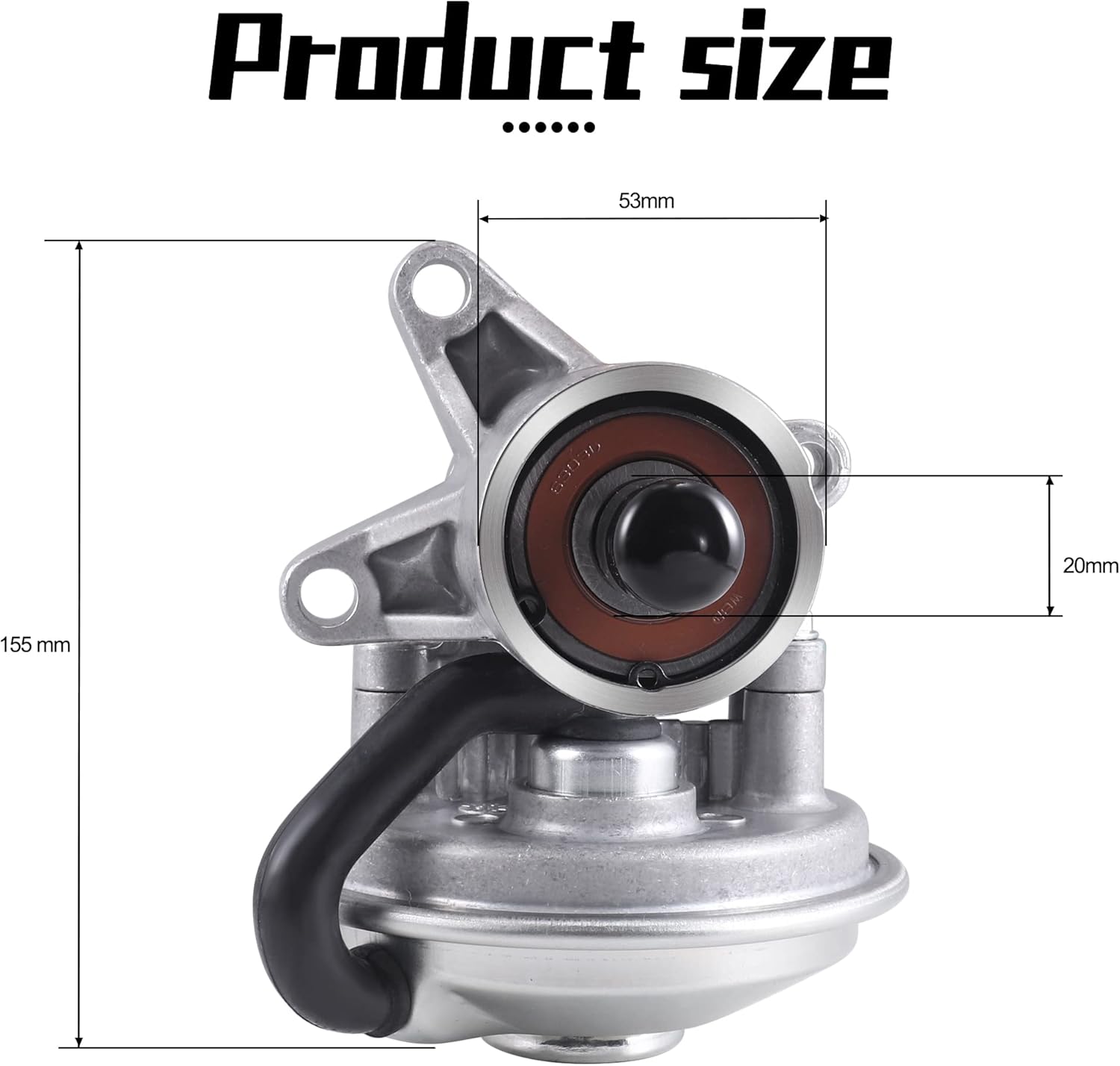 904-812 Mechanical Vacuum Pump (Engine 6.0L) 4C2Z2A451AA for 2004-2010 Ford E350 E450 E-350 E-450 Super Duty Club Wagon Diesel