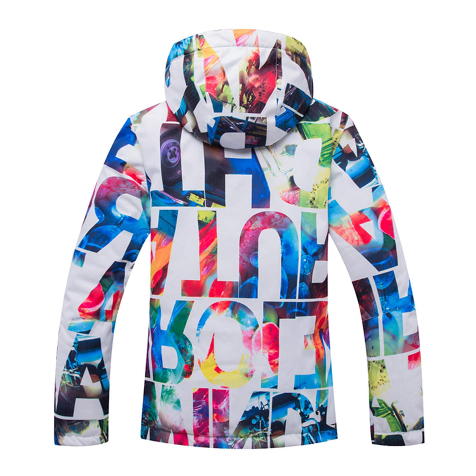 Generisch Giacca da sci professionale da donna con tecnologia impermeabile antivento per attività snowboard, abbigliamento casual caldo