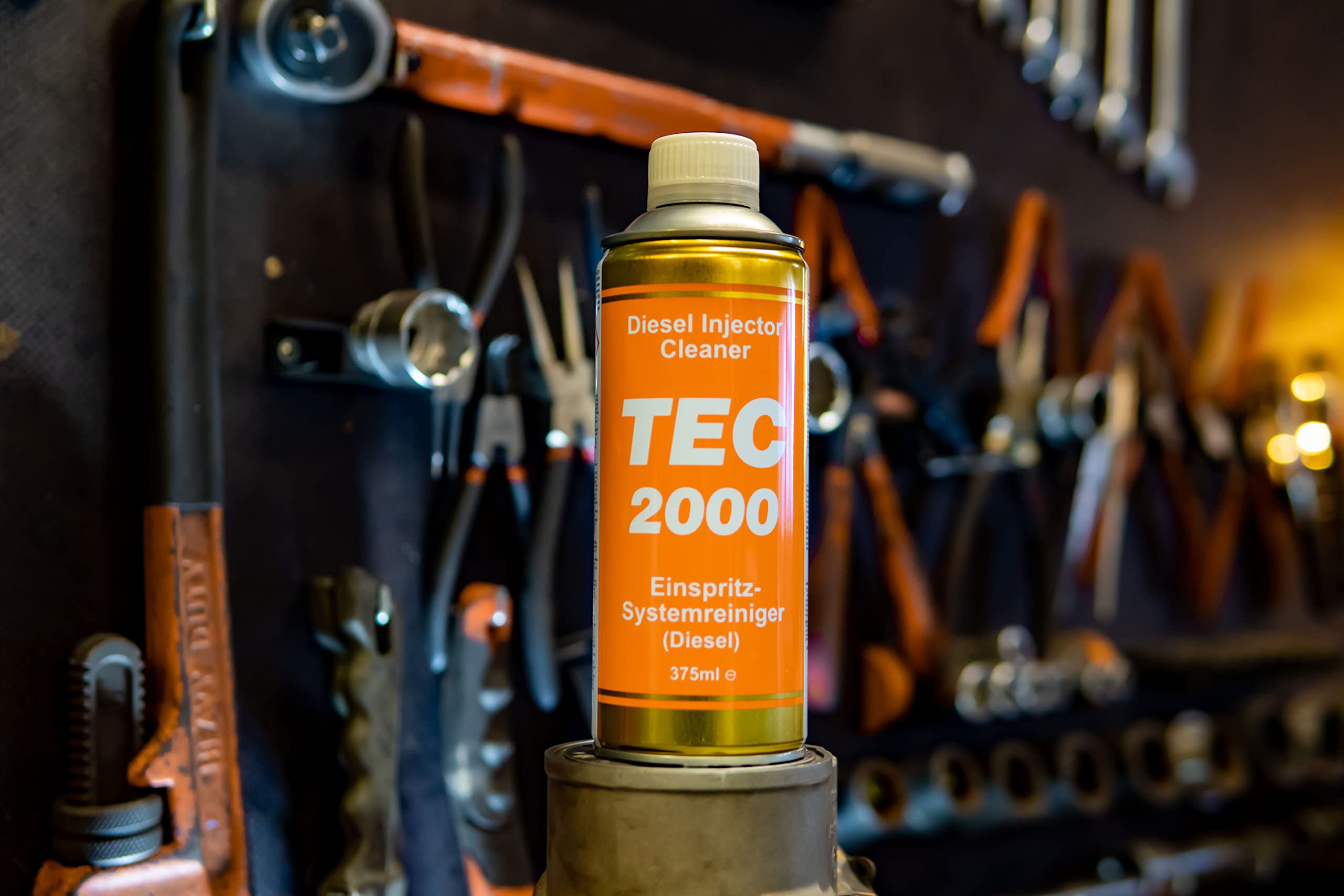 TEC 2000 Motorreiniger - 6 x Diesel Injektor Einspritzdüsen Reiniger 375ml - Kraftstoffadditiv zur Systemreinigung von Injektoren - Motorspülung Motorpflege Diesel Zusatz - Systemreiniger