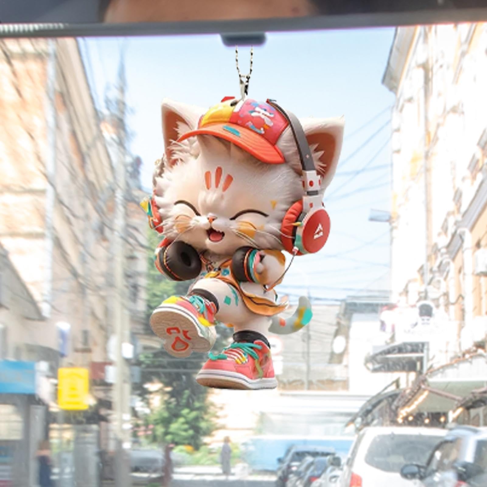 Specchietto Visiera Con LED Dimmerabile - Specchio Trucco Auto Ricaricabile USB-C, Universale - Foto 6