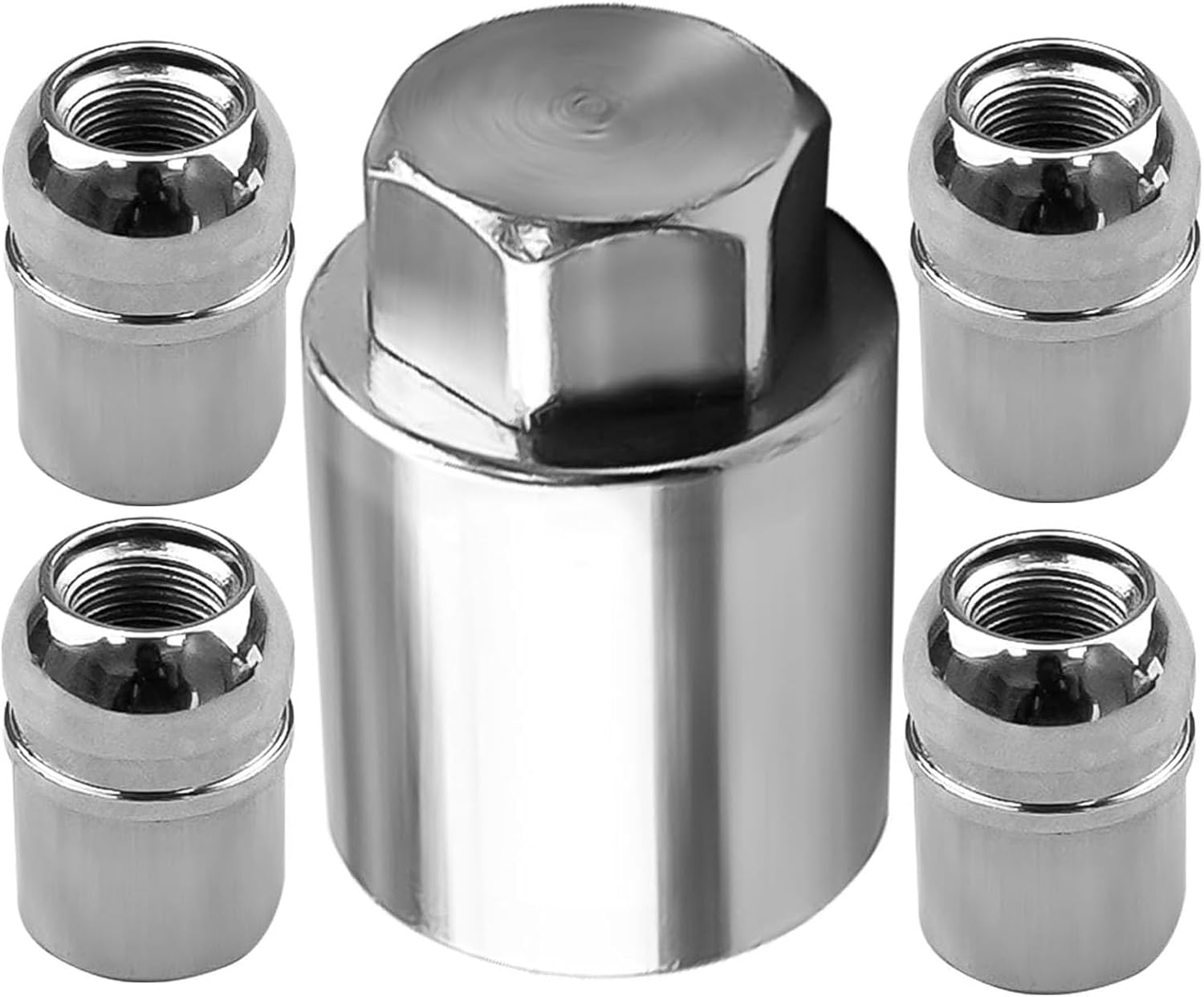 Heavy Duty Alloy Anti Theft Lugs Nut Set 08w42sna101 08181sf0a2ah 08w42sna100 for Vehicles Enhancing Locking Mechanism Alloy Anti Theft Wheel Locks