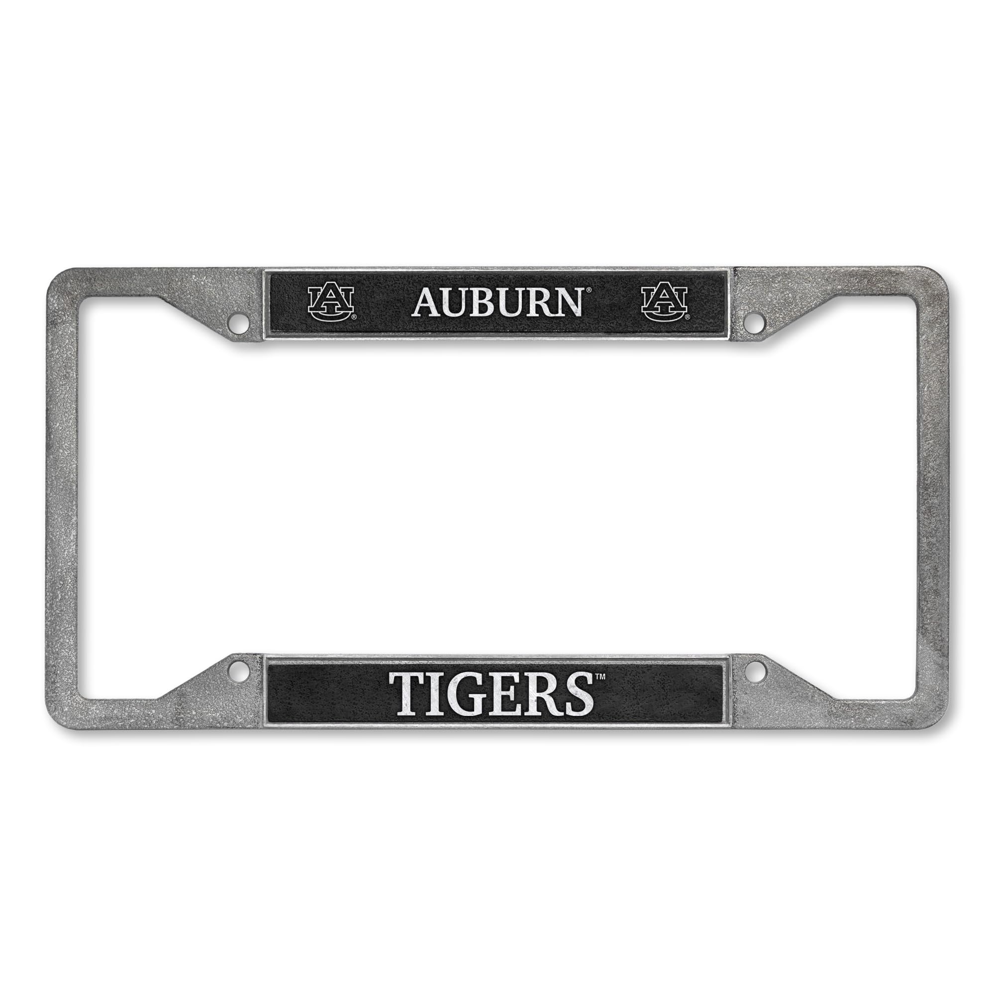 Rico Industries NCAA Auburn Tigers Pewter License Plate Frame 12" x 6"
