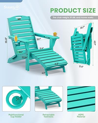 Miniatura 3 de Sillas Adirondack plegables