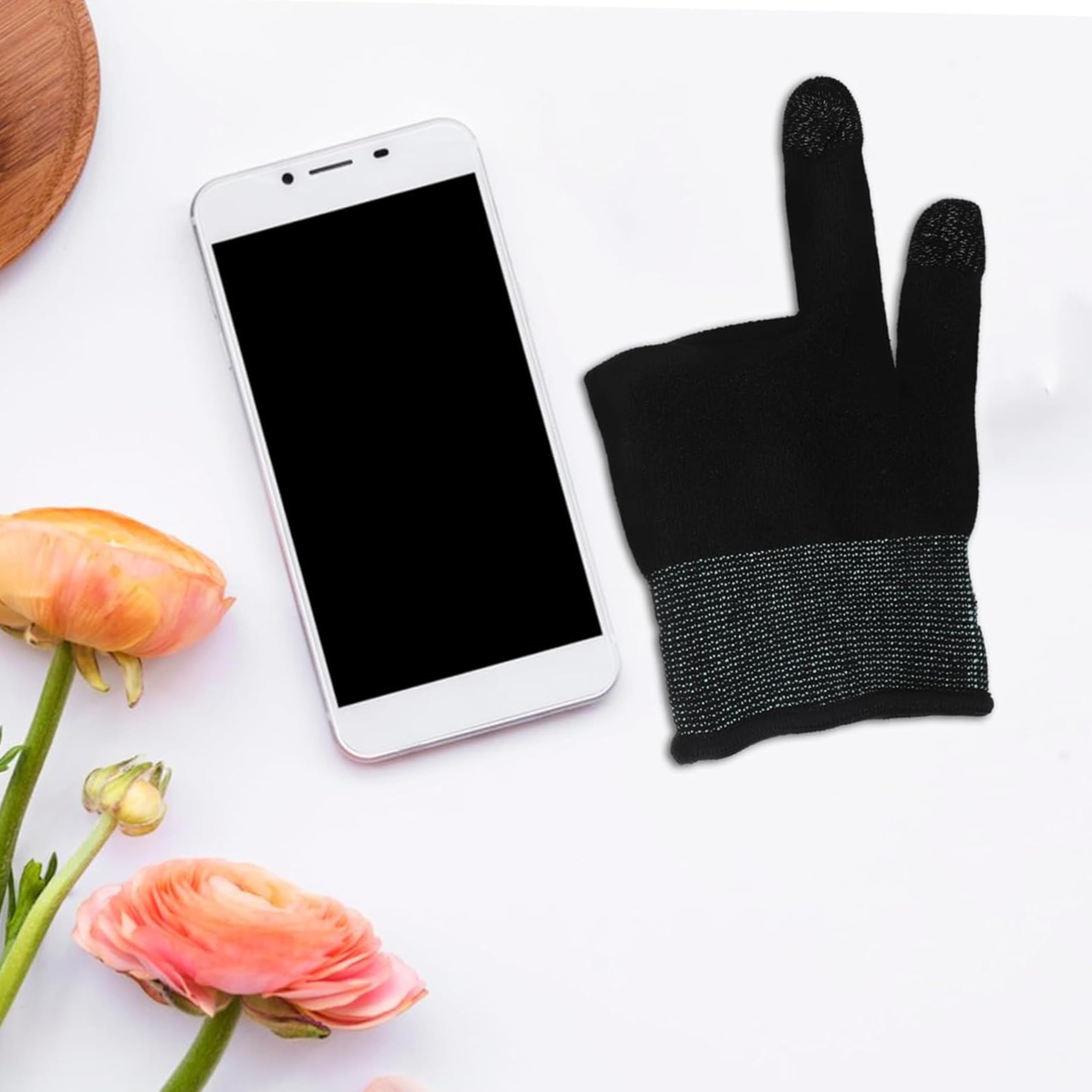 Gants De Protection Contre La Chaleur Pour Coiffure - 2 Pièces Professionnels Anti-Chaleur Pour Cheveux Curling Le Fer
