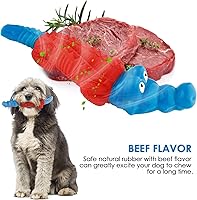 Vista 6 de petizer Juguetes para perros para masticadores agresivos, juguete masticable de dentición para perros, juguete masticable de nailon de goma