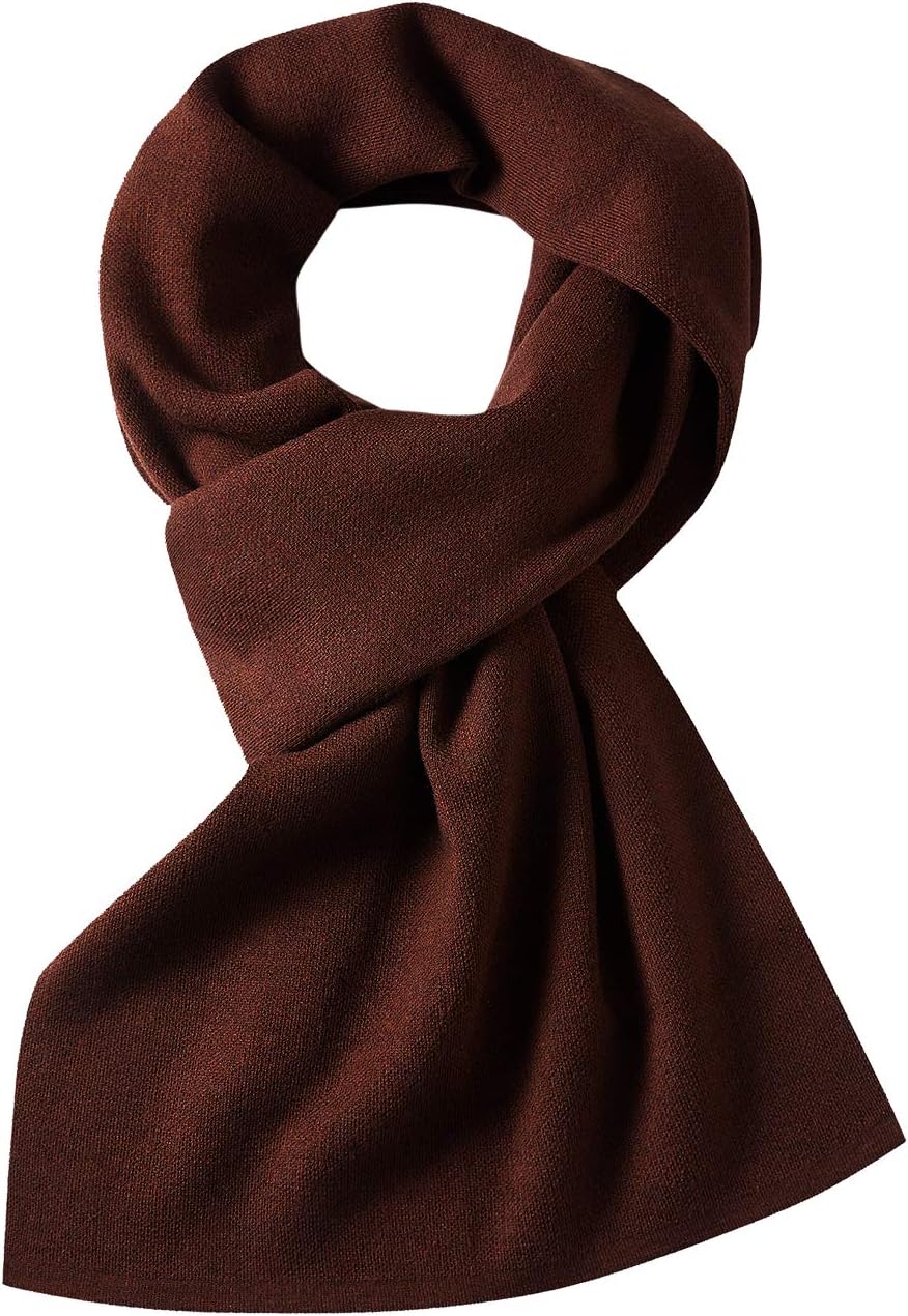 DOVAVA Mens Scarf Winter,30% Merino Wool Scarf for Men Women,Warm Soft Cashmere Australian Wool Scarves for Cold Weather