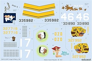 Eduard 1/48 North American B-25J Mitchell Angel of Mercy Decal (HK Model) Plastic Model Decal EDUD48112