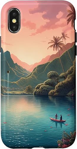 Miniatura 7 de iPhone 1212 Pro Tropical Hawaii Ocean Beach - Palmeras - Funda de surfista hawaiano
