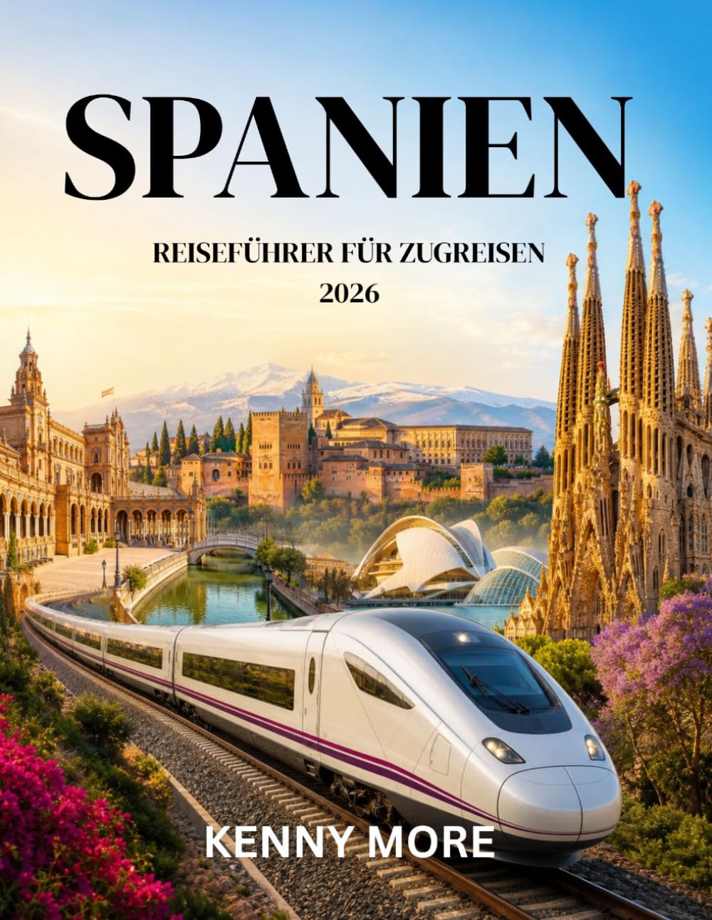 SPANIEN REISEFÜHRER FÜR ZUGREISEN 2026: Ein Reiseführer für AVE-Neulinge: Strecken, Fahrkarten, Bahnpässe, Bahnhöfe, landschaftlich reizvolle Fahrten und stressfreie Reiserouten