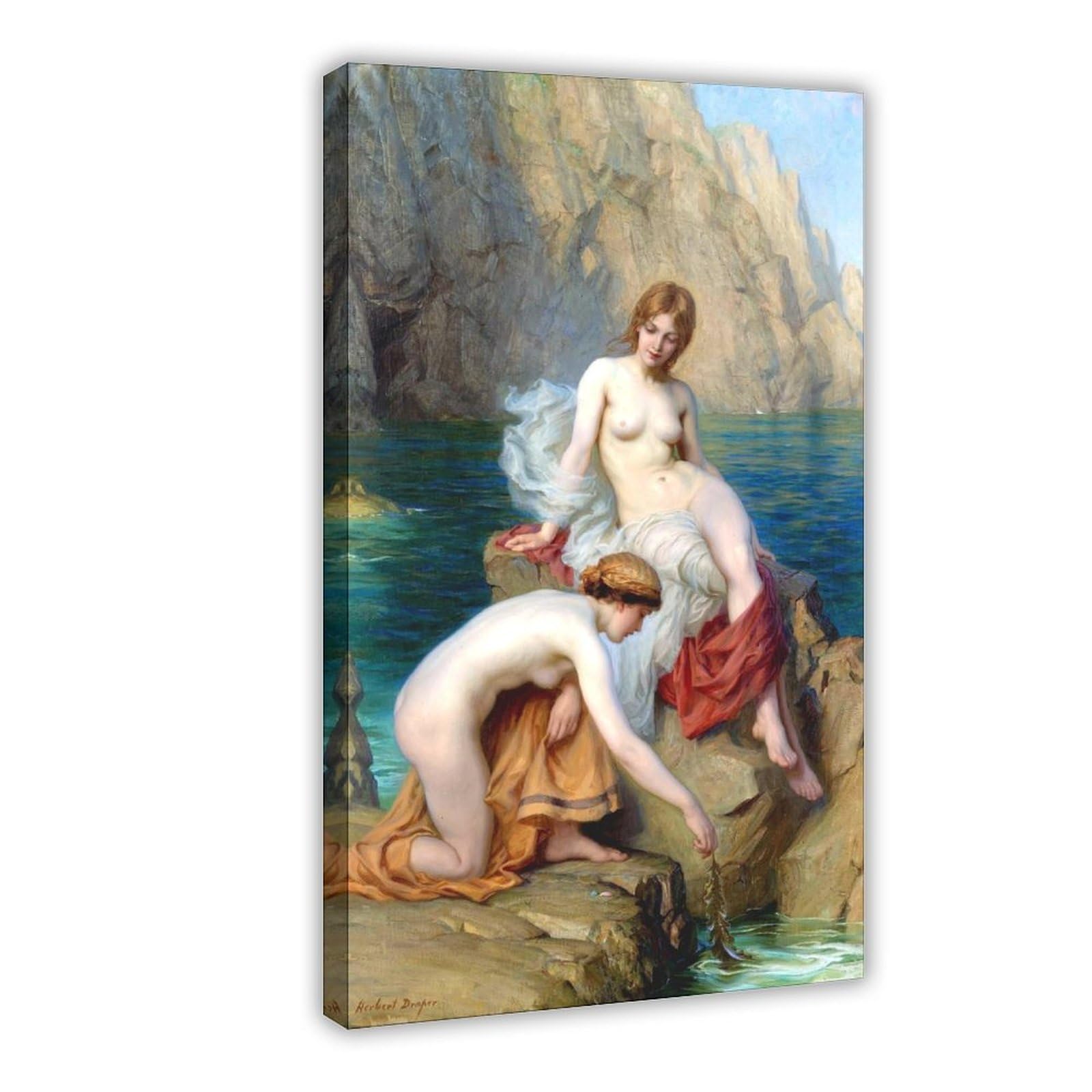 Impression sur toile Herbert James Draper tableau déco murale 30x45 - 8