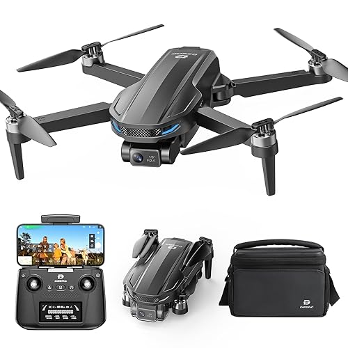 DEERC D65 Drone with 4K UHD Camera for Adults, 2-Axis