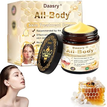 All Body Skin Treatment Cream, Bee Venom Skin Treatment Cream, Bee Venom All-in-One Cream-50g, for All Skin Types 1 Bottle