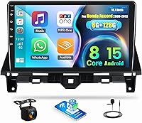 Vista 12 de SIXWIN Android 13 Estéreo del coche para Honda Accord 2008 2009 2010 2011 2012 2013 10.1 pulgadas pantalla táctil 2G+64G CarPlay Android Auto Car