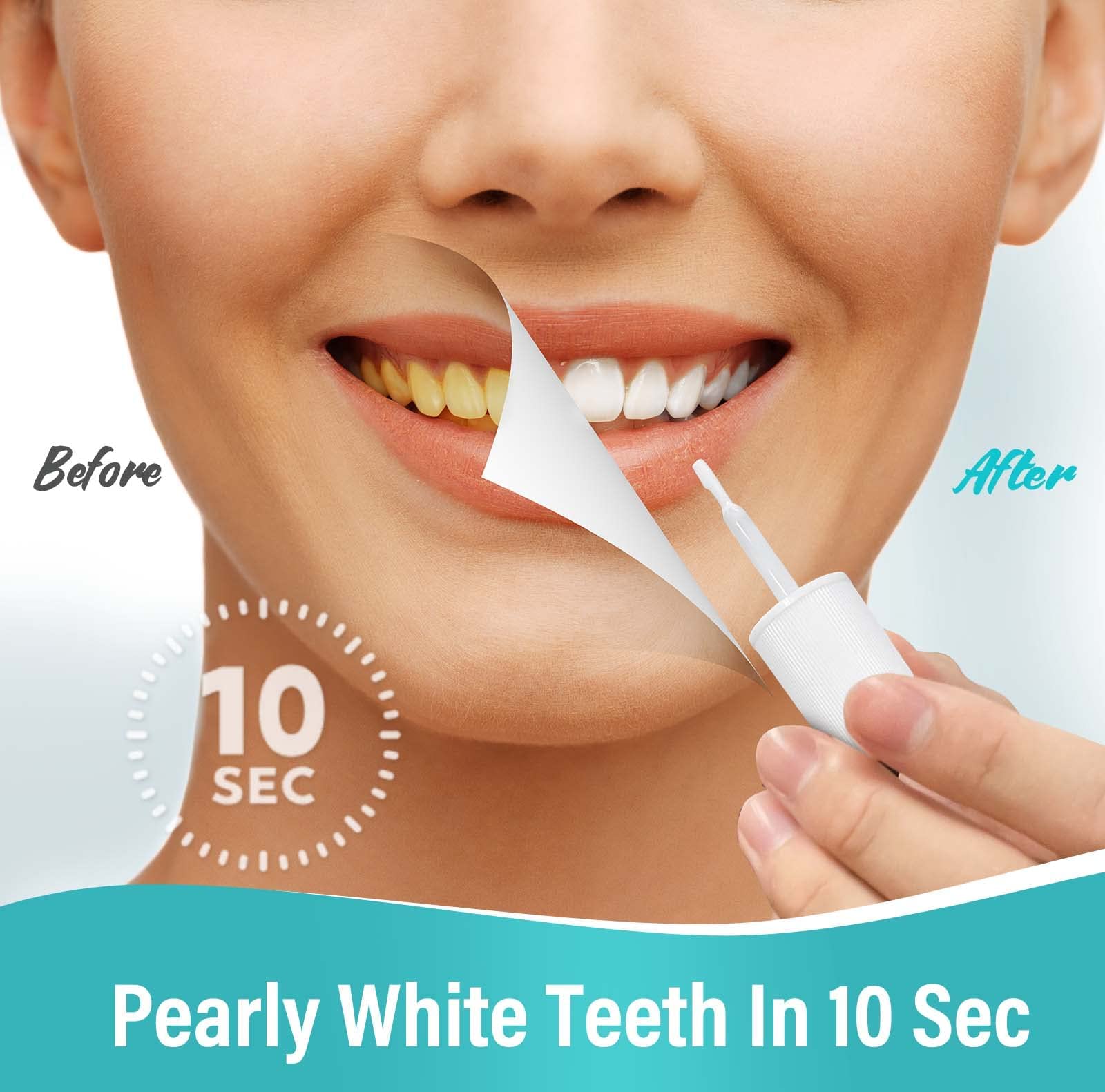Tooth Paint, Teeth Whitening Paint, Instant White Paint