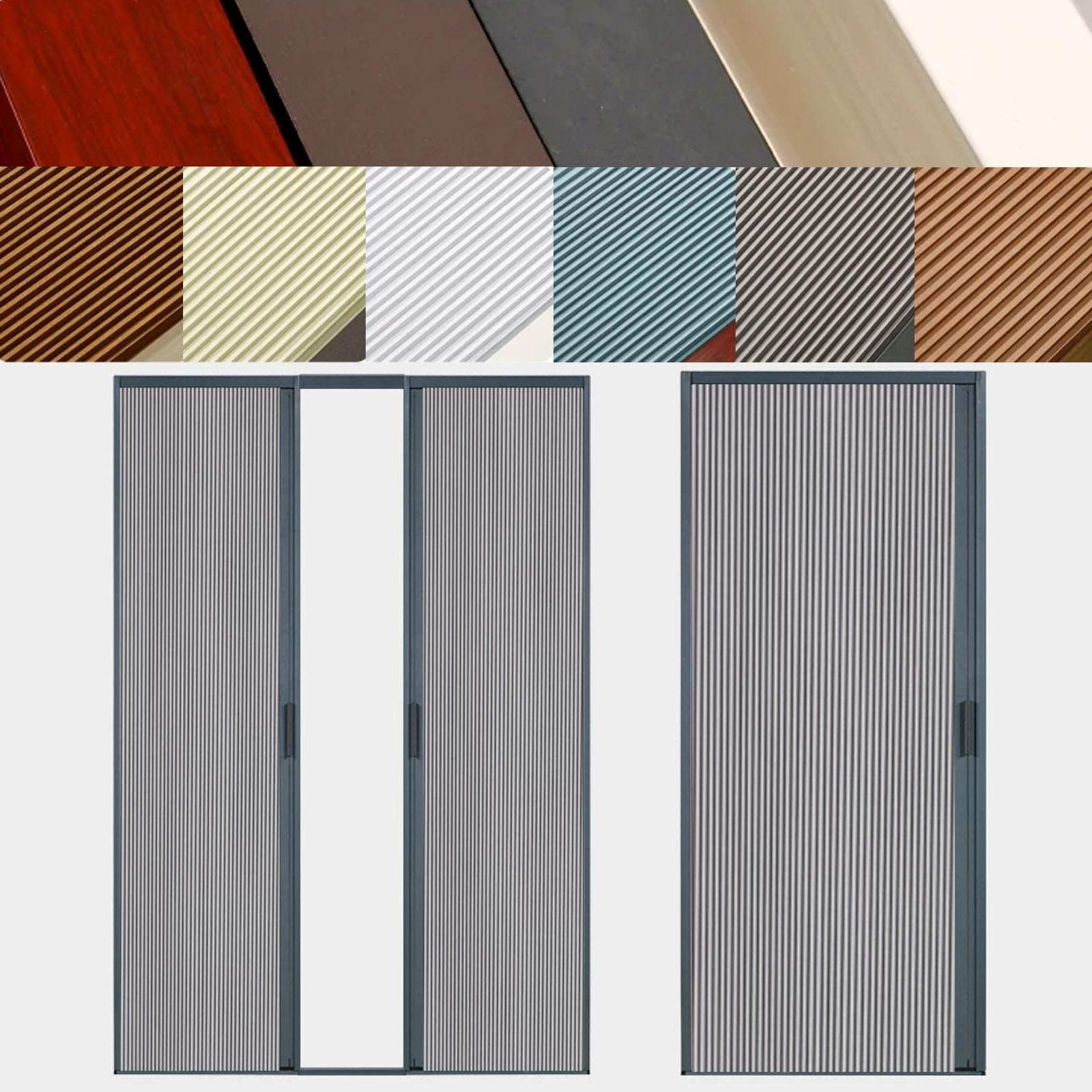 Porta A Soffietto A Nido d'Ape Dimensioni E Colore Personalizzabili