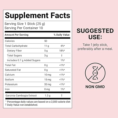 Miniatura 8 de FOODOLOGY Coleology Cutting Stick Jelly – Apoya el supresor del apetito, aumenta el metabolismo y controla los antojos, con ácido hidroxicítrico de