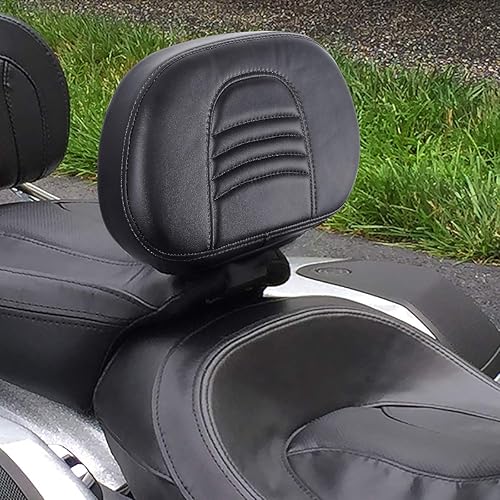 Miniatura 7 de XFMT-moto-part Almohadilla desmontable de liberación rápida ajustable para respaldo de conductor para Harley Davidson Touring Road King CVO